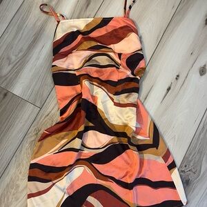 NWT Abstract mini dress